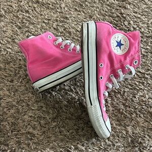 Converse Pink High-Top Sneakers